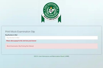 Print your 2024 JAMB Mock Slip With Detailed Step-by-step Guide