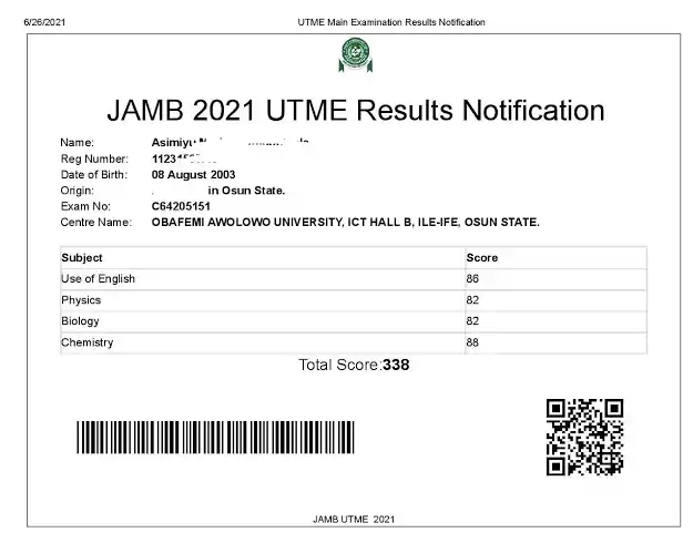 JAMB Score Upgrades