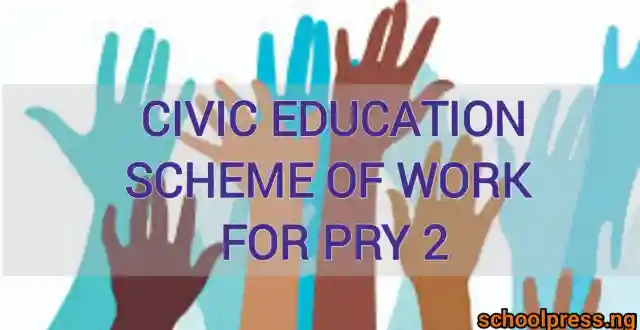 scheme of work civic education primary 2