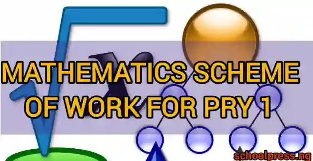 Mathematics scheme of work for Primary 1 pupils