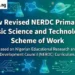 New Revised NERDC Primary 4 Basic Science and Technology Scheme of Work