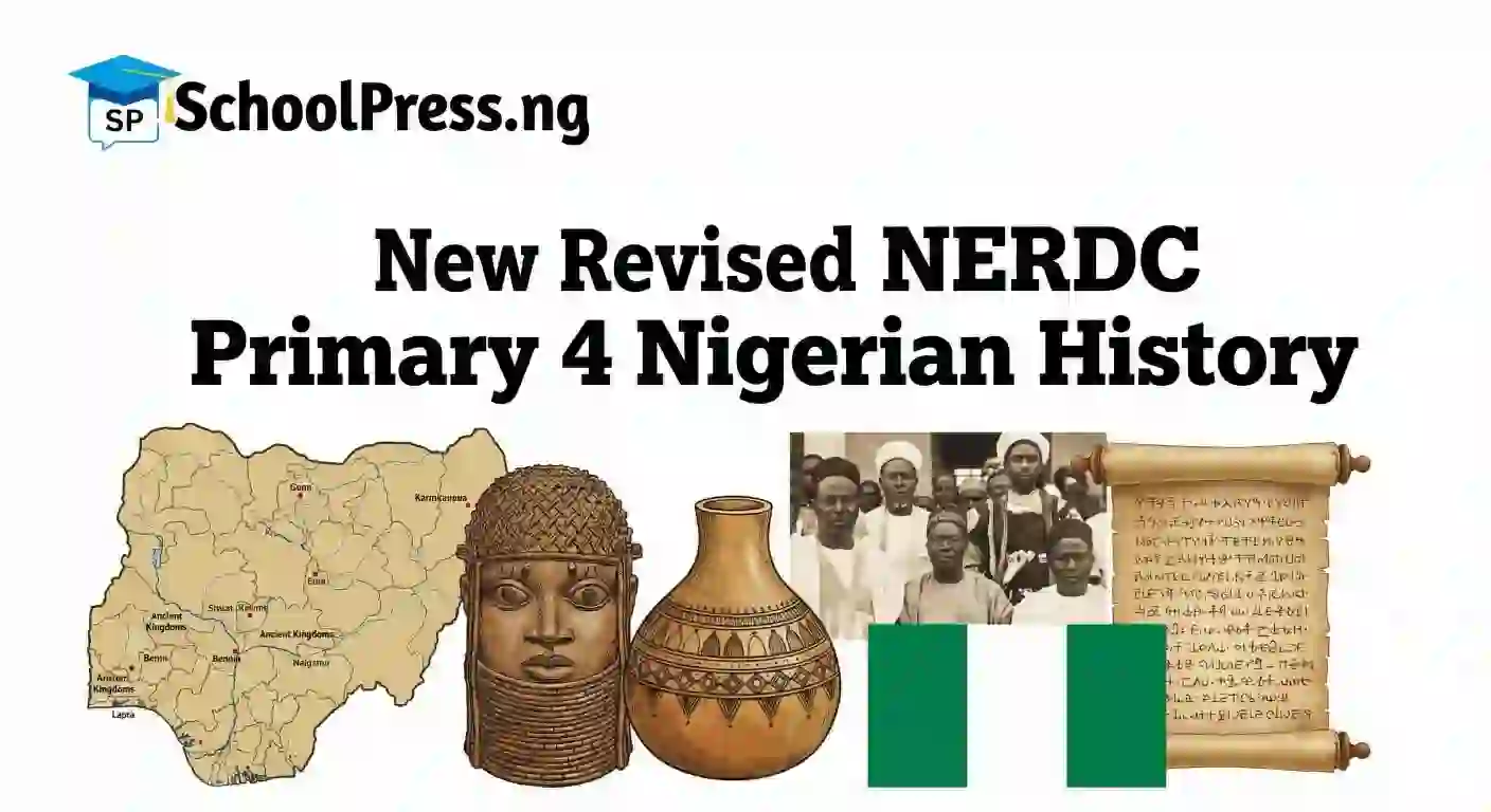 New Revised NERDC Primary 4 Nigerian History Scheme of Work
