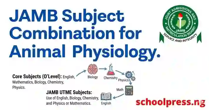 JAMB Subject Combination for Animal Physiology