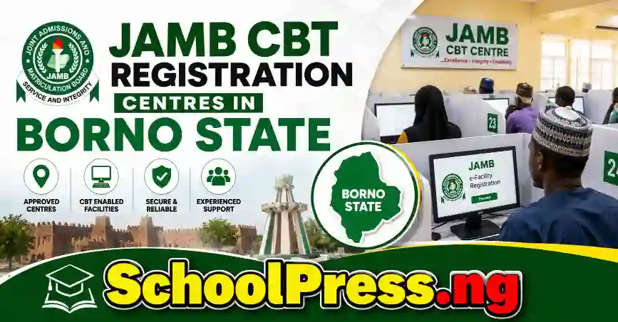 JAMB CBT Registration Centres In Borno State