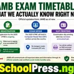 JAMB Exam Timetable 2027: What We Actually Know Right Now